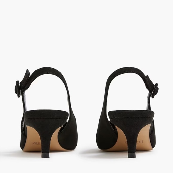 NEW J Crew Slingback kitten heels BT275 - Picture 3 of 4
